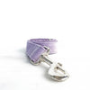 Lavender Luxury Dog Collar and Leash