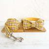 Bowknot Collar Dog Collar Drawstring Leash Set