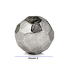 4" Rough Hewn Faceted Round Silver Sphere Buyer Reviews