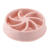 Pastel Colored Plastic Choke Prevention Pet Food Bowl