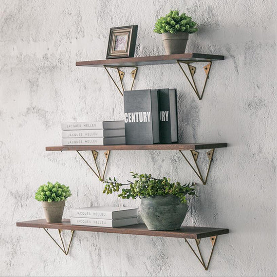 Modern Bookshelf Retro Industrial Style