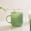 Heat-resistant Glass Coffee Cup Available in Jade