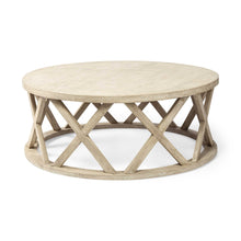  46" White Solid Wood Round Coffee Table Buyer Reviews