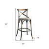 43" Industrial Style Bar Chair Stool