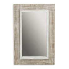  Vertical Rustic Whitewash Finish Wall Mirror