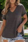 Olive Green Corded T-Shirt