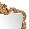 Wide Decorative Gold Leaf Mirror