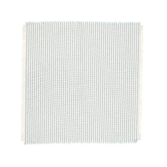 Set of Stonewashed Blue Stripe Napkins