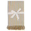 Set of Eight Yellow Stripe Napkins