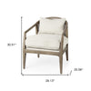 Fusion Light Cane Back Armchair