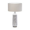 Gray Concrete Base Table Lamp