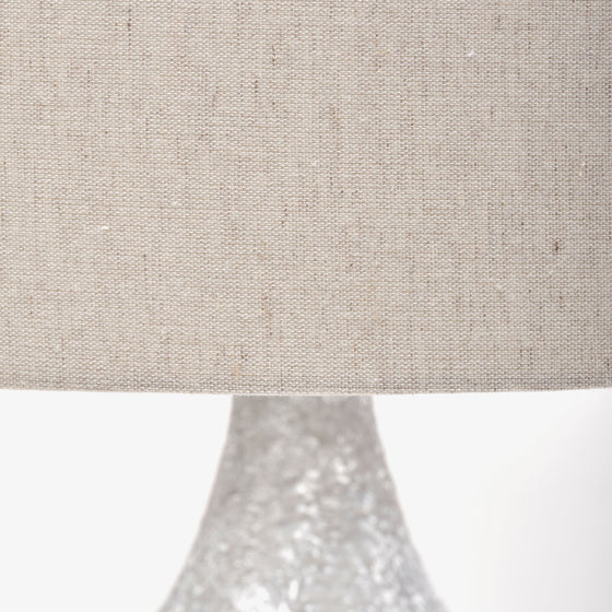 Gray Concrete Base Table Lamp