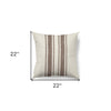 Off-white Pillow Cover with Brown Stripes Buyer Reviews