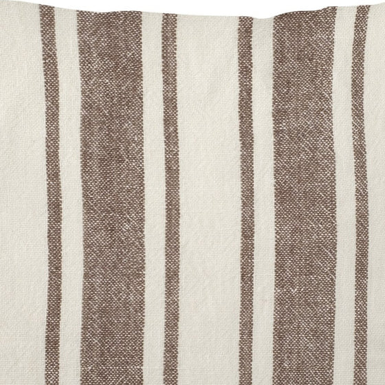 Off-white Pillow Cover with Brown Stripes Buyer Reviews