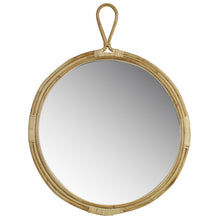  Round Bamboo Wall Mirror