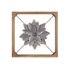 Grey Metal & Wood Framed Wall Flower | Available in 2 Styles