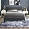 Tuft Dark Grey Queen Platform Bed