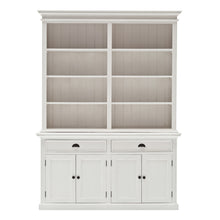  Classic White Hutch Bookcase Unit