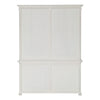 Classic White Hutch Bookcase Unit