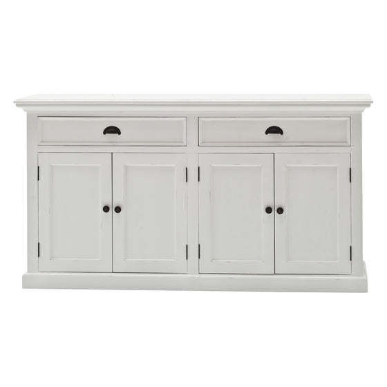 Classic White Hutch Bookcase Unit