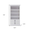 Classic White Bookcase