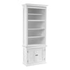 Classic White Single Bay Bookshelf