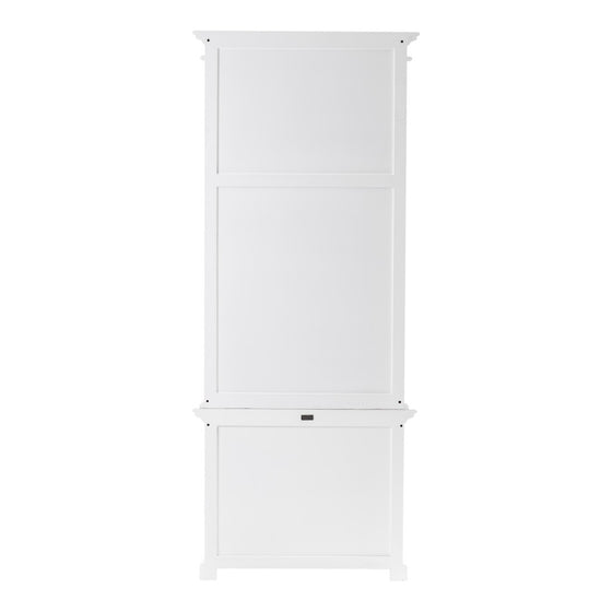 Classic White Single Bay Bookshelf