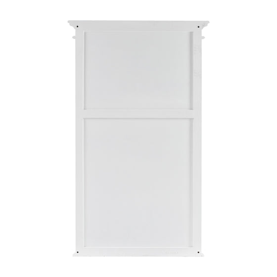 Classic White Single Bay Bookshelf