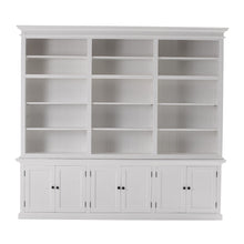  Classic White Triple-Bay Hutch Unit