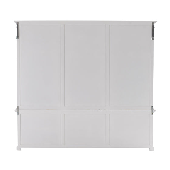 Classic White Triple-Bay Hutch Unit