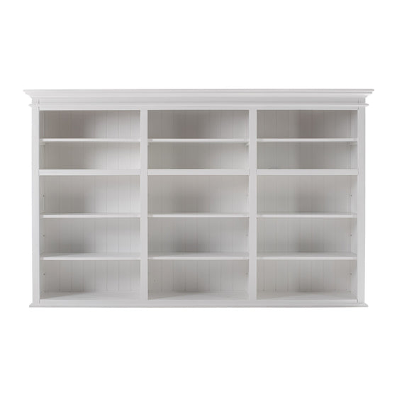 Classic White Triple-Bay Hutch Unit