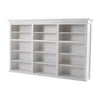 Classic White Triple-Bay Hutch Unit