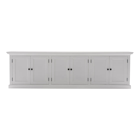 Classic White Triple-Bay Hutch Unit