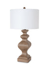 Set Of 2 Soft Brown Curvy Table Lamps