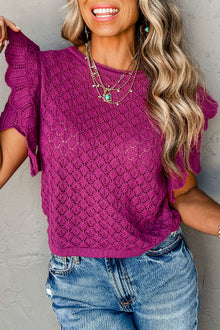  Violet Short Sleeve Shirt