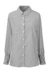 Light Blue Striped Button-up Shirt | Available in 3 Colors