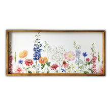  Vivid Spring Garden Wooden Framed Canvas Wall Art