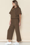 Navy Blue T Shirt and Drawstring Pants Set | Available in 8 Colors