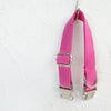 Luxury Pink Faux Sued Dog Collar and Leash