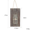 Rustic Wooden Hydroponic Plank Wall Hanging Collection