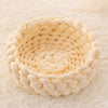 Woven Plush Pet Bed