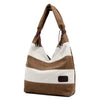 Striped Canvas Tote Bag