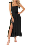 Black One-shoulder Long Dress