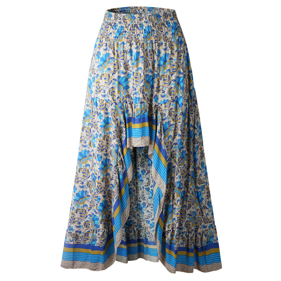 High-waisted Women's Retro Long Skirt