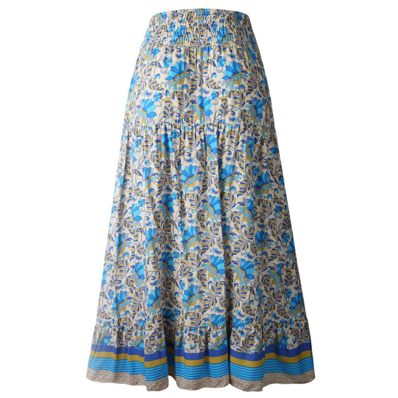 High-waisted Women's Retro Long Skirt