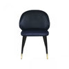 Set Of Two Blue Velvet Dining Chairs Buyer Reviews