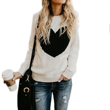  Heart Long Sleeve Sweater