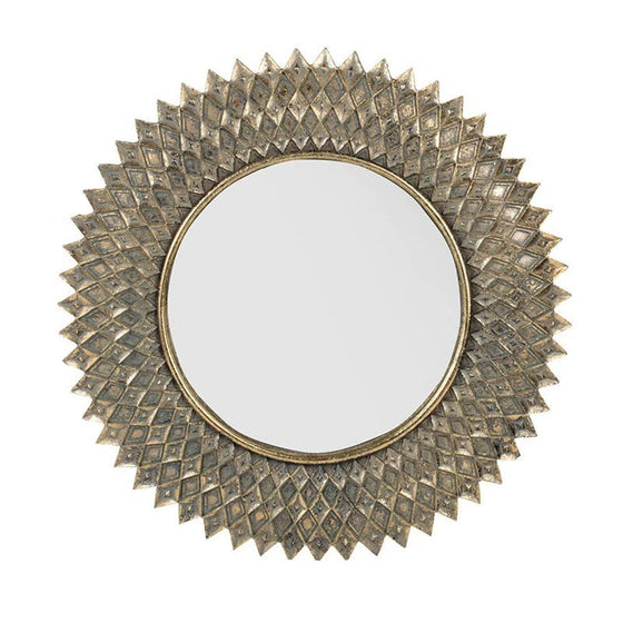 13" Mirror in Gold Finish