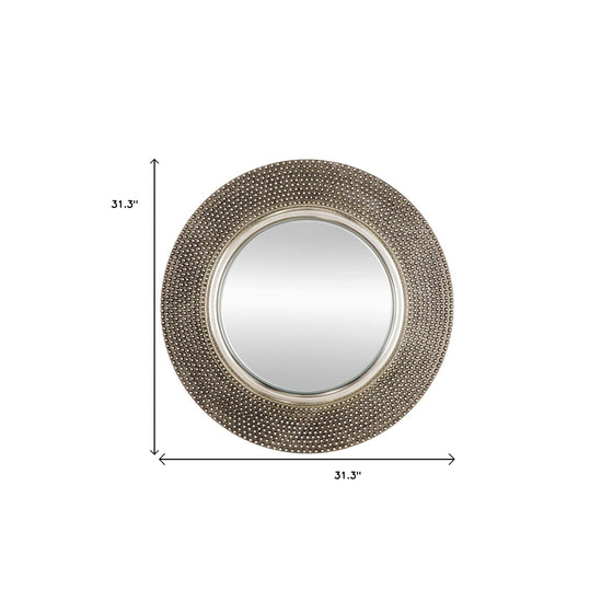 32" D Round Wall Mirror