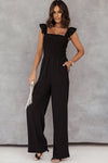 Smocked Ruffled Wide Leg Jumpsuit | Available in 5 Colors